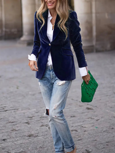 The Vivienne Velvet Blazer
