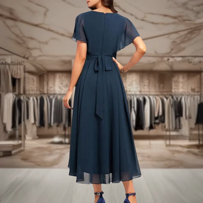 The Aurelia Chiffon Flattering Dress