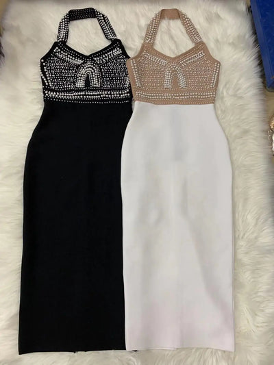 Noira Beaded Bandage Dress