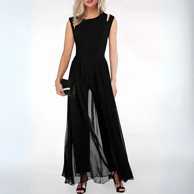 The Celeste Split-Leg Jumpsuit Dress