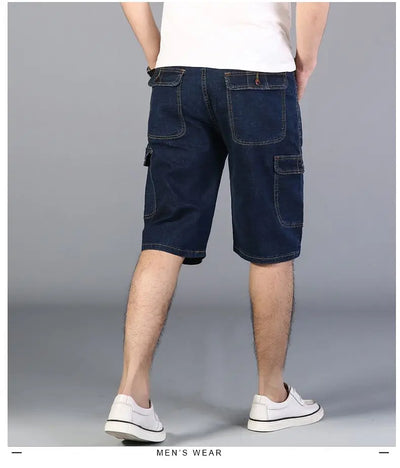 Drift Cargo Shorts – Denim Bermuda Edition