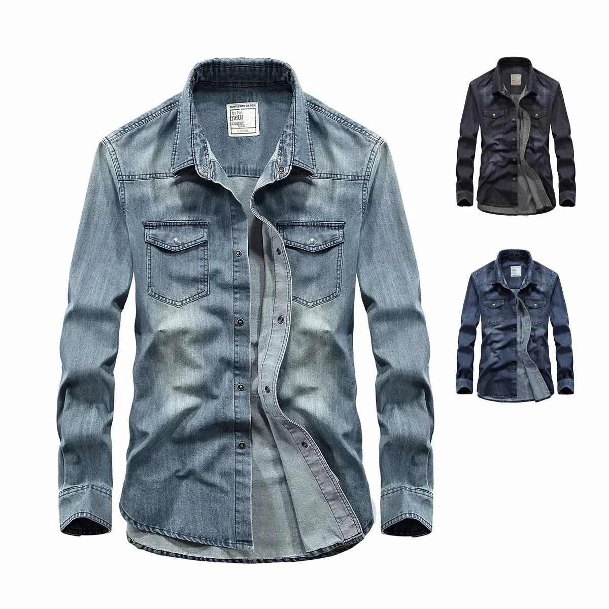 Jaxon Denim Shirt – Classic Cotton Edit