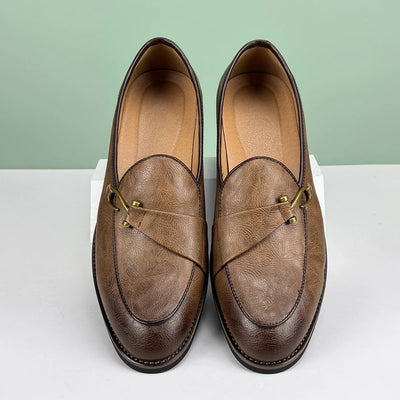 Leon Premium Leather Loafers – Classic Style with Modern Edge
