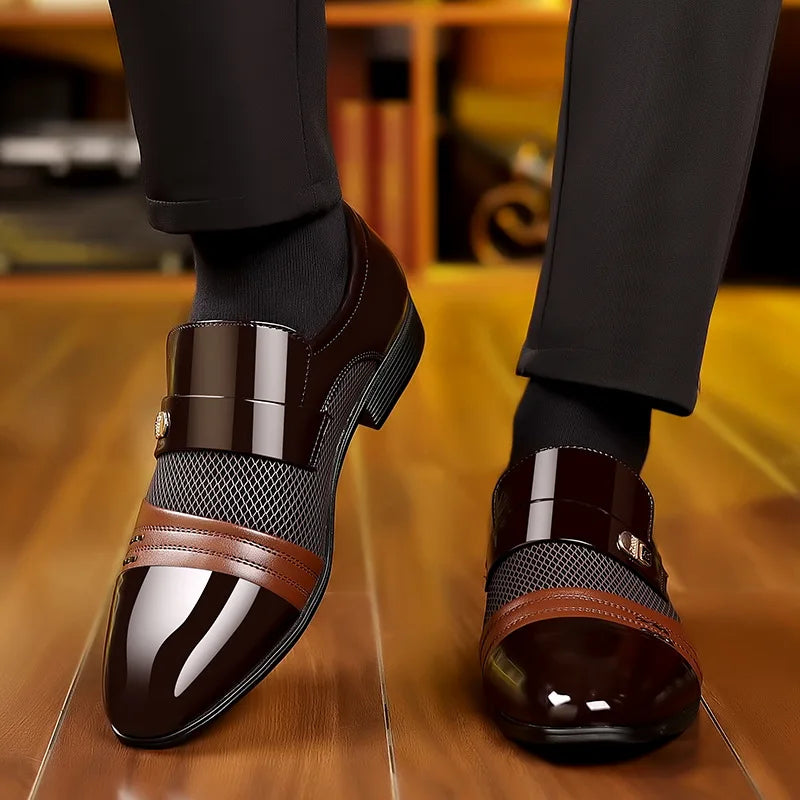 Lucien Patent Oxfords – Pure Gloss, Power Moves
