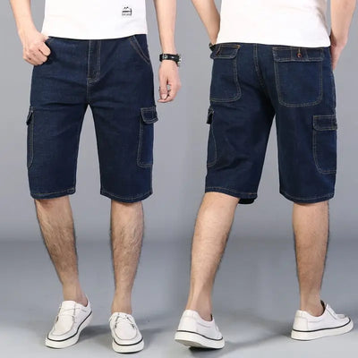 Drift Cargo Shorts – Denim Bermuda Edition