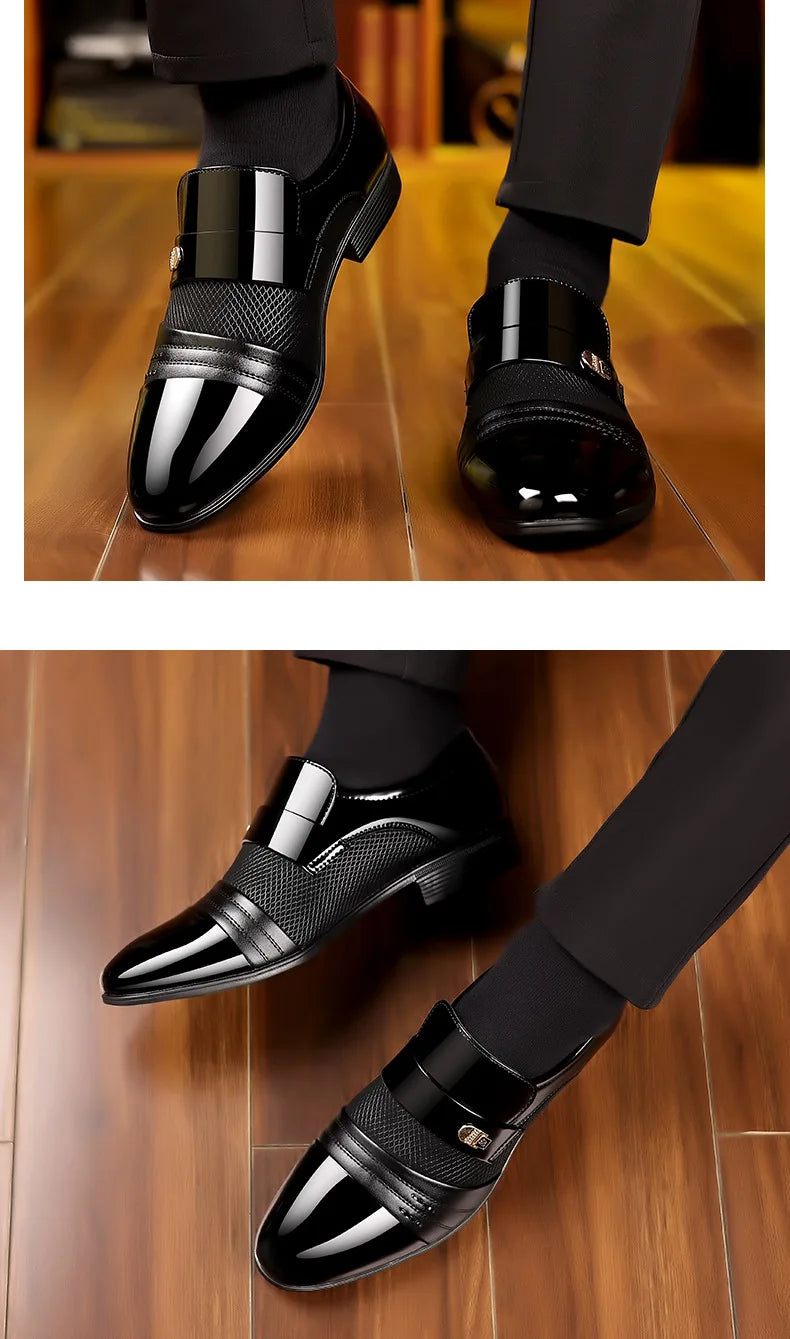 Lucien Patent Oxfords – Pure Gloss, Power Moves