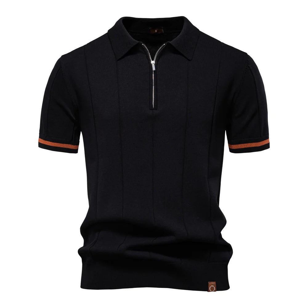 Evan Zip Polo – Precision Fit Edition