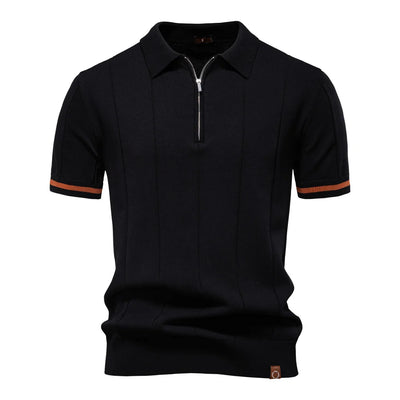 Evan Zip Polo – Precision Fit Edition