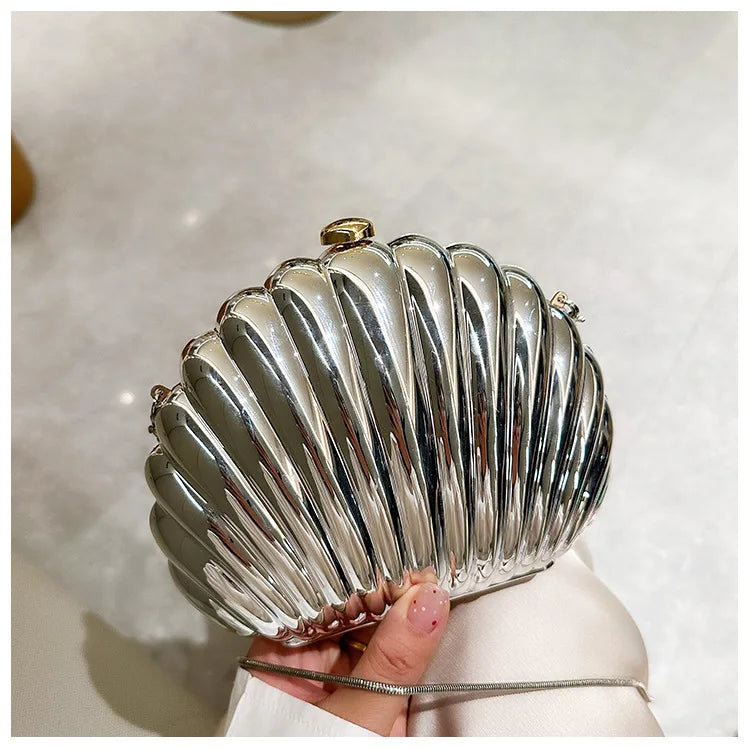 Mia Acrylic Evening Clutch Bag With Strap