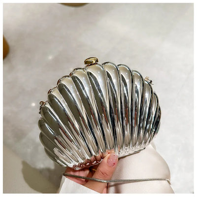 Mia Acrylic Evening Clutch Bag With Strap