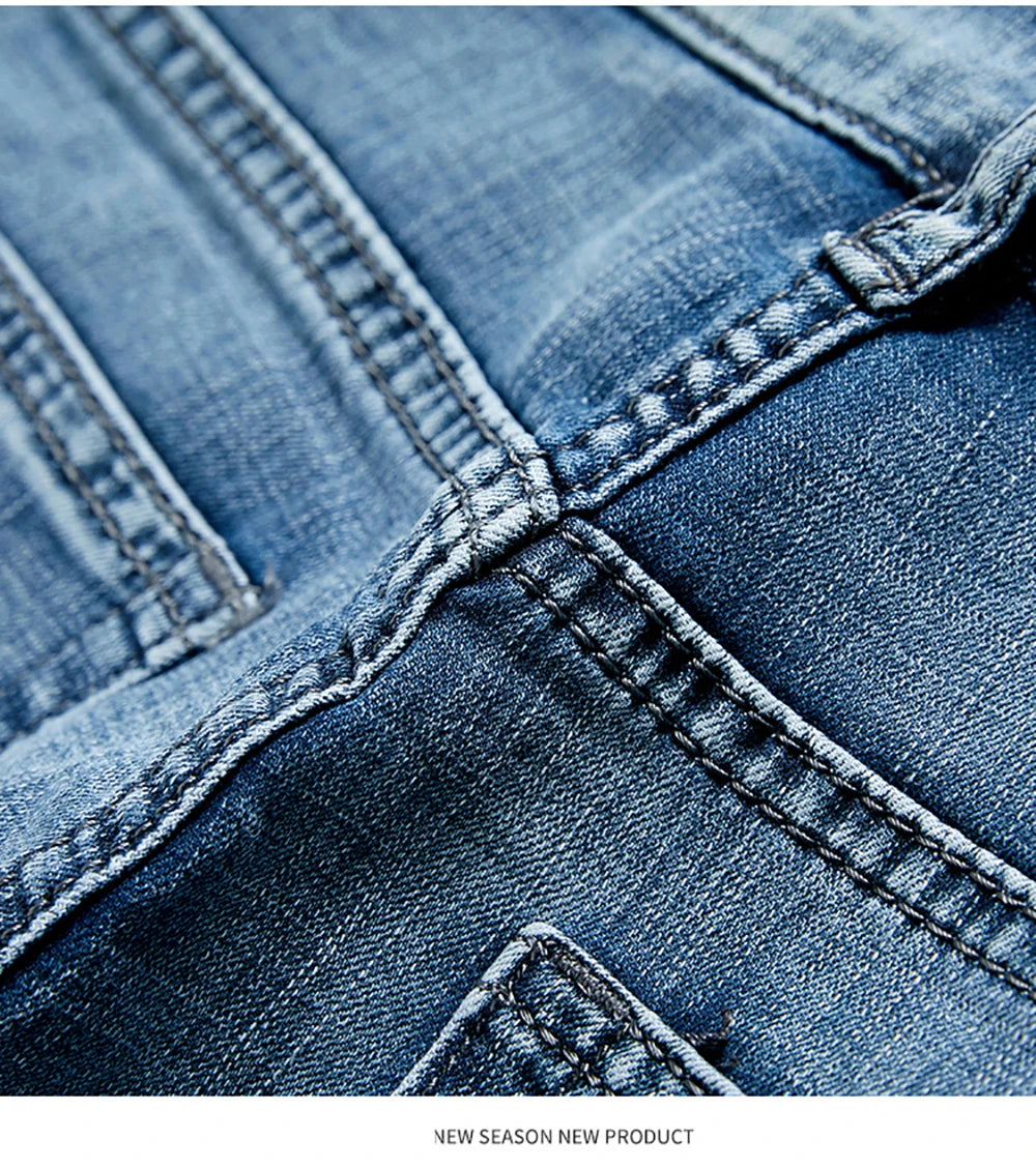 Slate Denim Shorts – Classic Stretch Fit