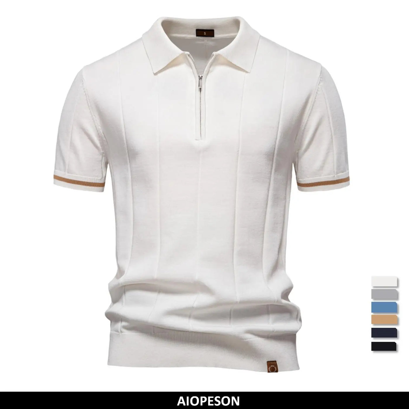 Evan Zip Polo – Precision Fit Edition