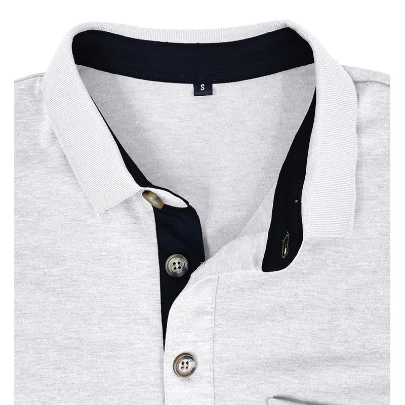 Theo Long Sleeve Polo – Casual Classic