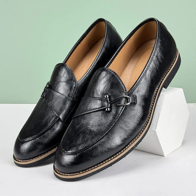 Leon Premium Leather Loafers – Classic Style with Modern Edge