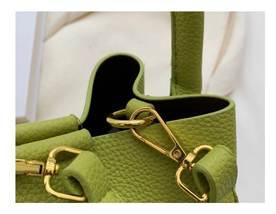 Mara Mini Bucket – Luxe Texture Crossbody
