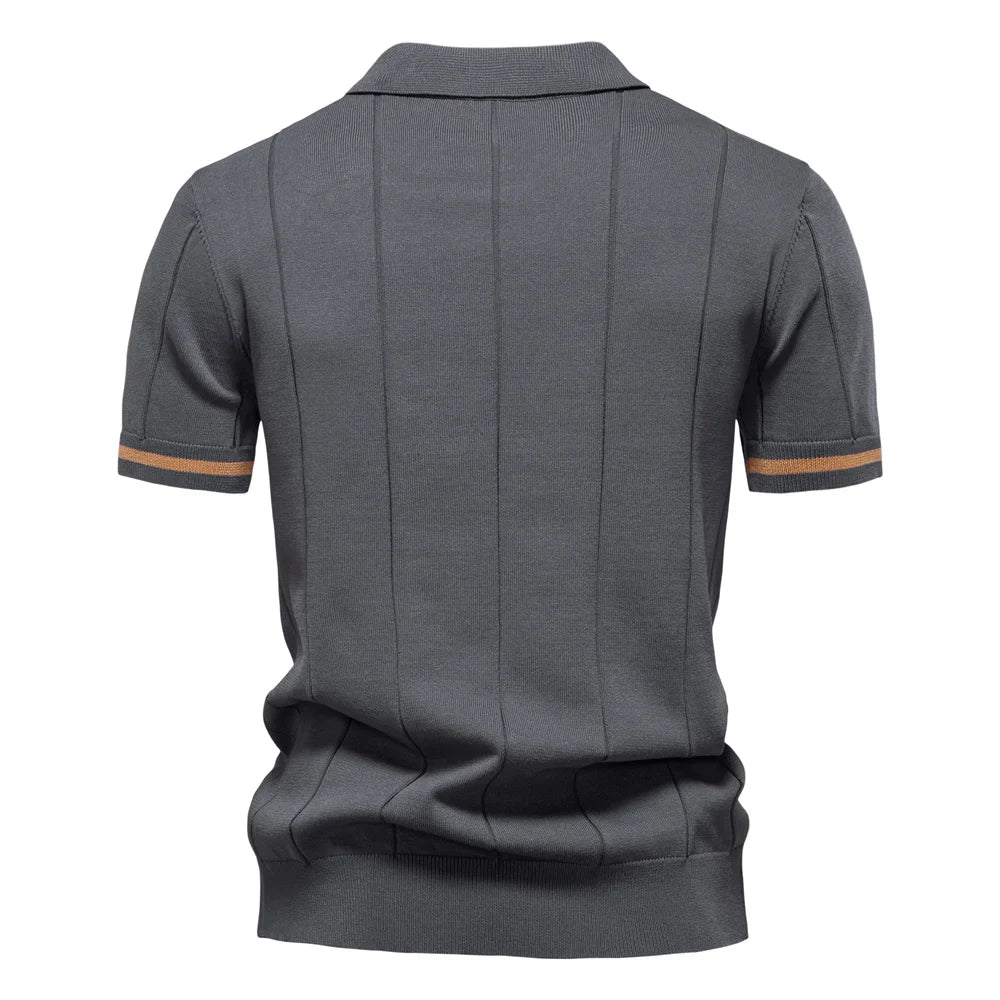 Evan Zip Polo – Precision Fit Edition