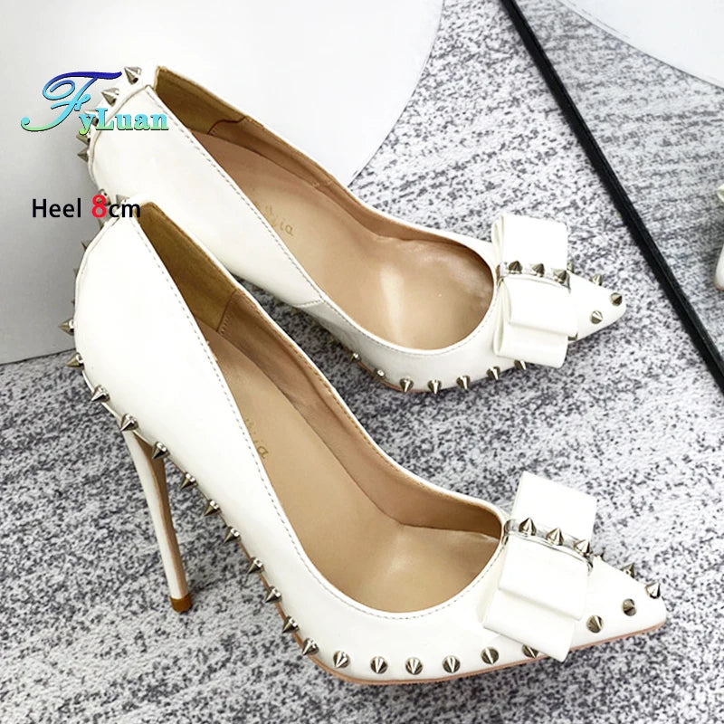 Tira Bow  Pointed High Stiletto Heels