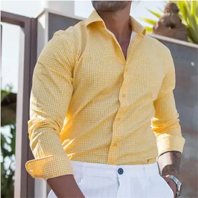 Kai Urban Plaid – Men’s Street Style Button-Up Shirt