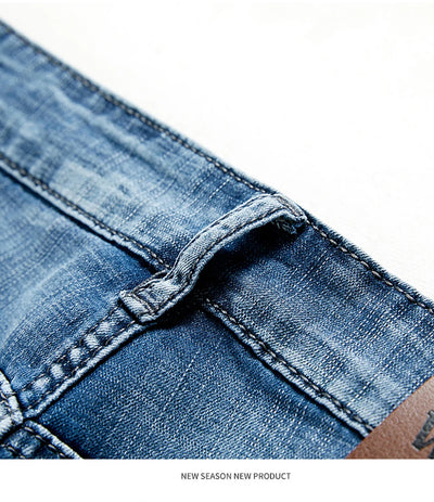 Slate Denim Shorts – Classic Stretch Fit