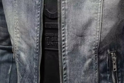 Ryder Retro Lapel Denim Jacket
