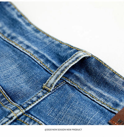 Slate Denim Shorts – Classic Stretch Fit