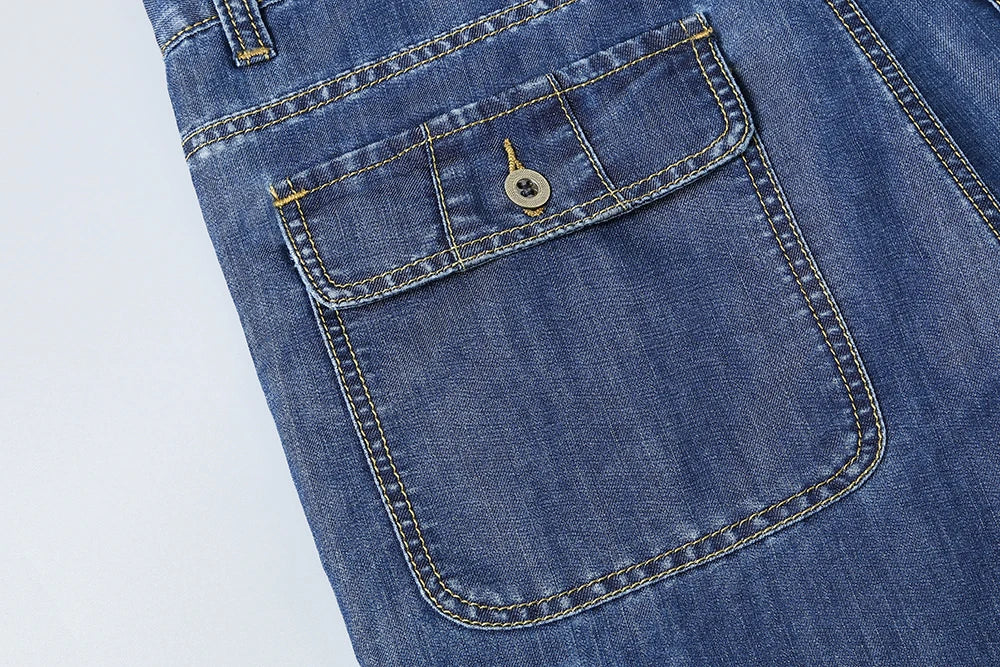Drift Cargo Shorts – Denim Bermuda Edition
