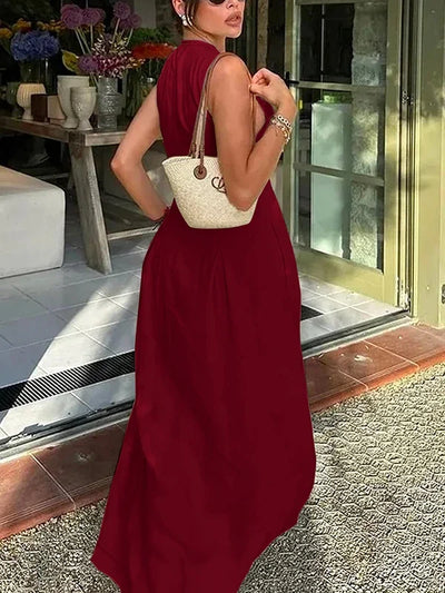 Elara Pleated Maxi – Summer 2025 Edition