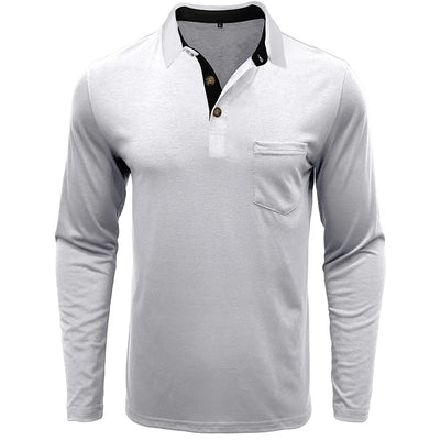 Theo Long Sleeve Polo – Casual Classic