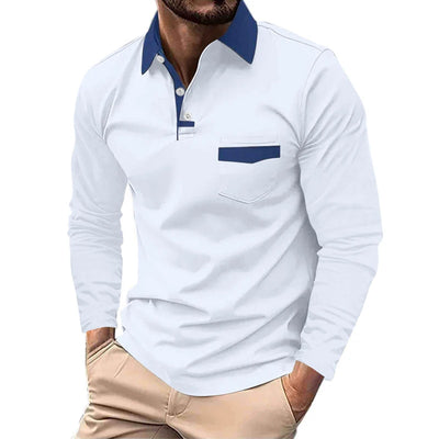 Kael Stitch Polo Shirt – Contrast Pocket Edition