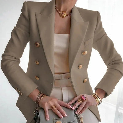 The Bianca Blazer – Luxe Buckle Edition