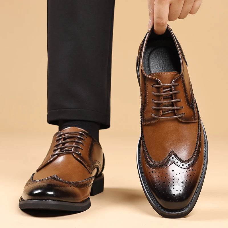 Calix Leather Dress Shoes – Classic Edge, Effortless Authority