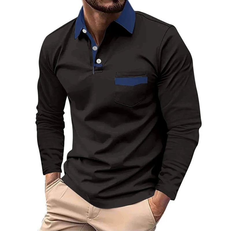 Kael Stitch Polo Shirt – Contrast Pocket Edition