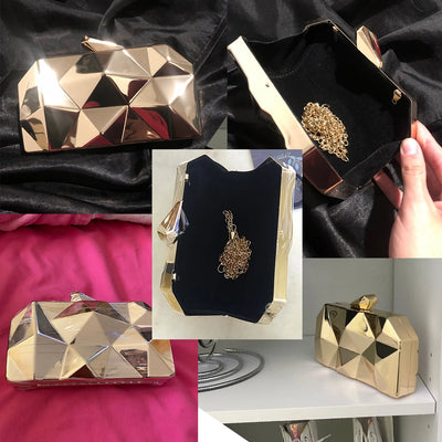 Geometric Mini Clutch Handbag
