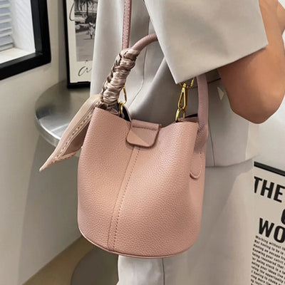 Mara Mini Bucket – Luxe Texture Crossbody