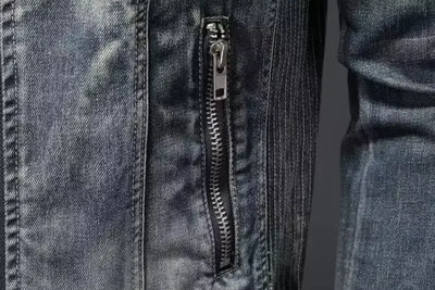 Ryder Retro Lapel Denim Jacket
