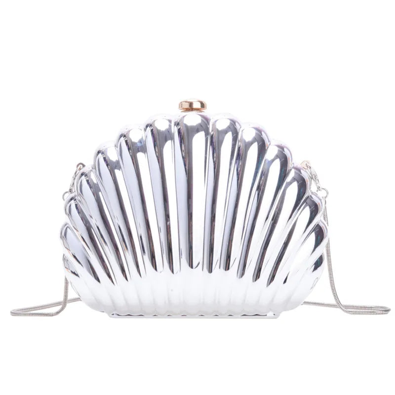 Mia Acrylic Evening Clutch Bag With Strap