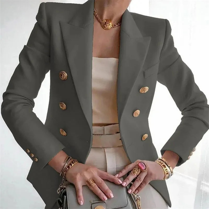 The Bianca Blazer – Luxe Buckle Edition