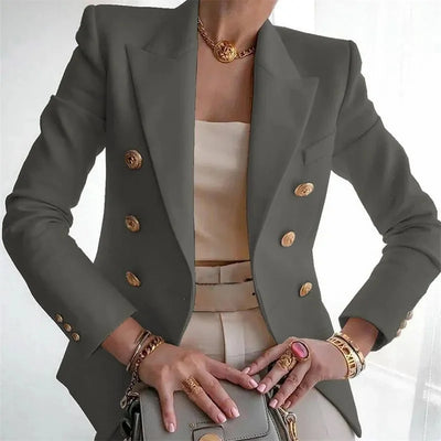 The Bianca Blazer – Luxe Buckle Edition