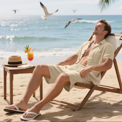 Solei Linen Set – Sun-Ready. Soul-Cooled