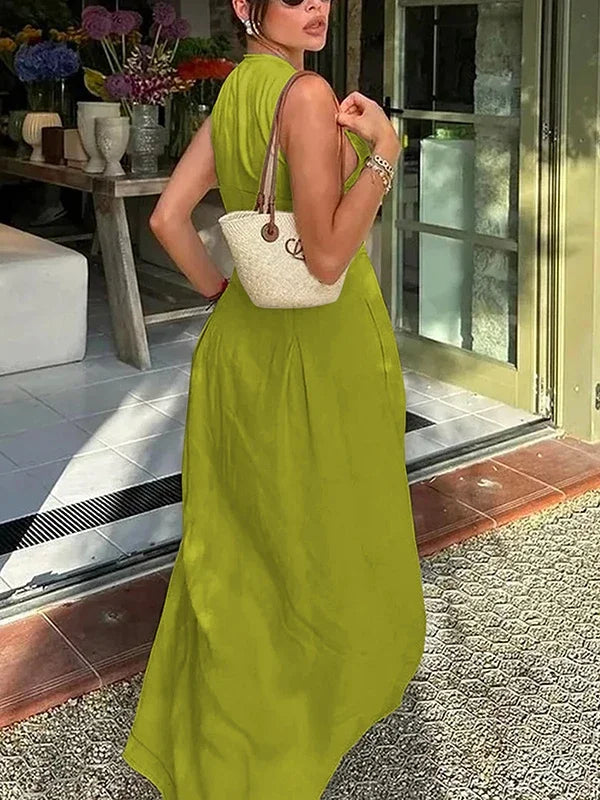 Elara Pleated Maxi – Summer 2025 Edition