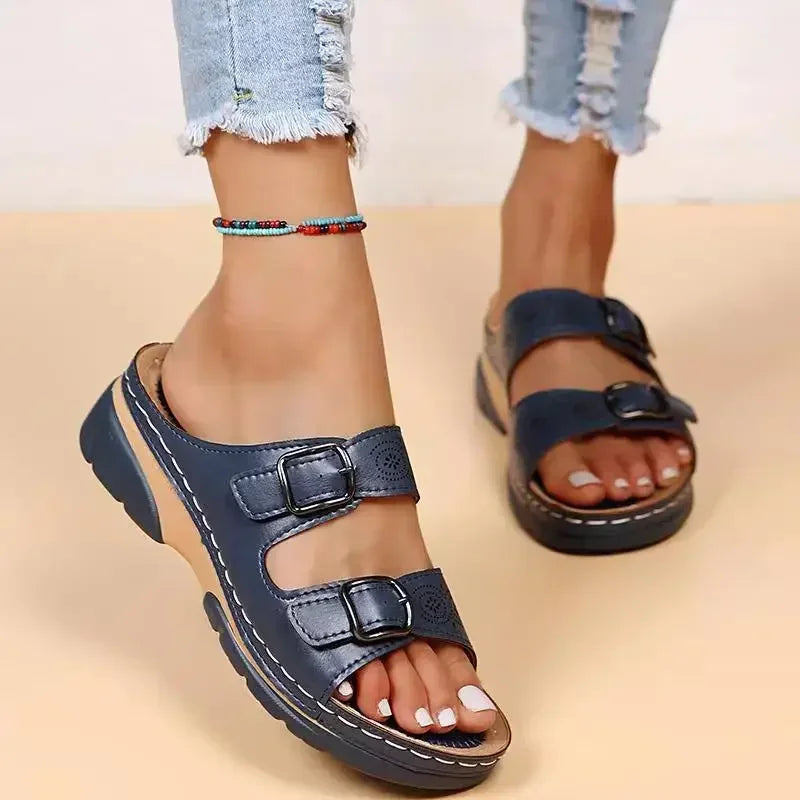 The Aria Wedge Sandals
