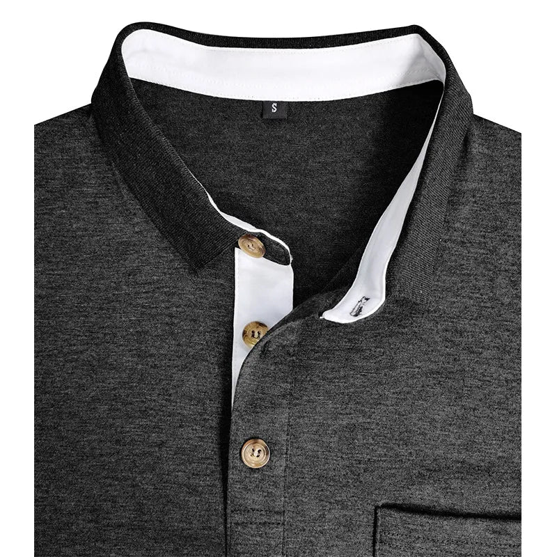 Theo Long Sleeve Polo – Casual Classic