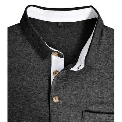Theo Long Sleeve Polo – Casual Classic