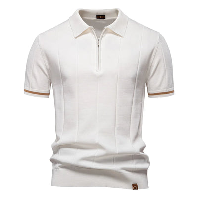 Evan Zip Polo – Precision Fit Edition