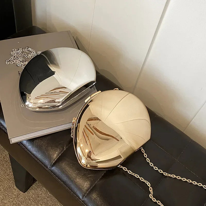 Desi Shell Clutch – Acrylic Edition