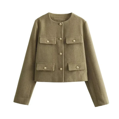 Demi Cropped Jacket – Long Sleeve Edition