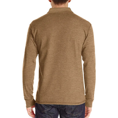 Theo Long Sleeve Polo – Casual Classic