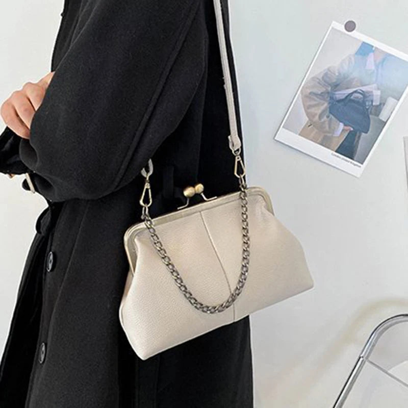Lyra Shell Chain Bag – Soft Sculpt Edition