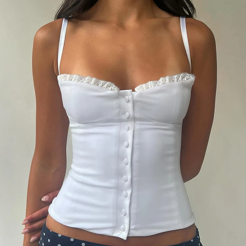 Aria Lace Corset Top – Coquette Edition