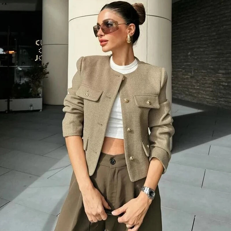Demi Cropped Jacket – Long Sleeve Edition